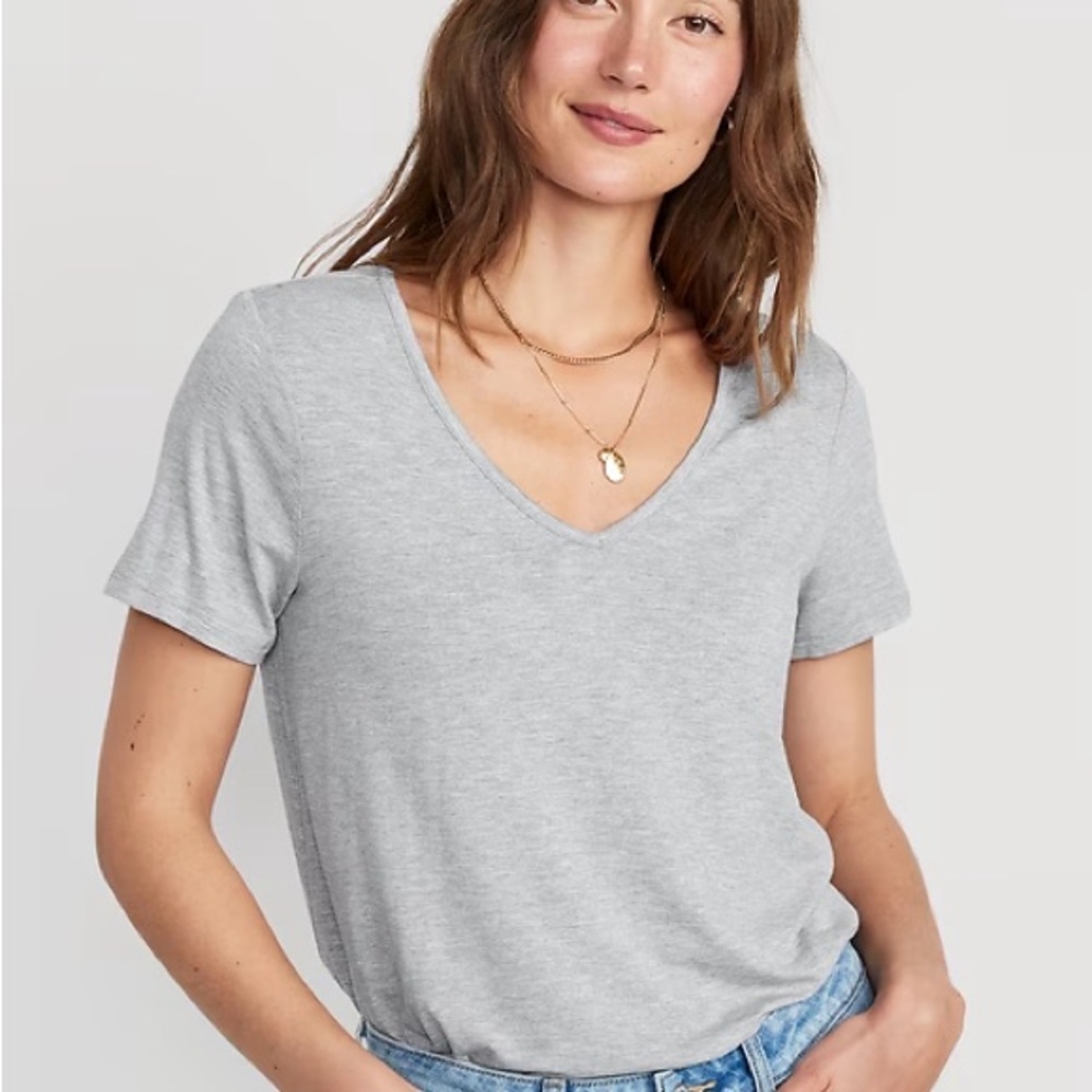 Old Navy Luxe V-Neck T-Shirt